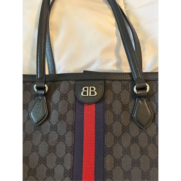 Balenciaga Gucci The Hacker Project Canvas Tote Bag - Picture 2 of 16